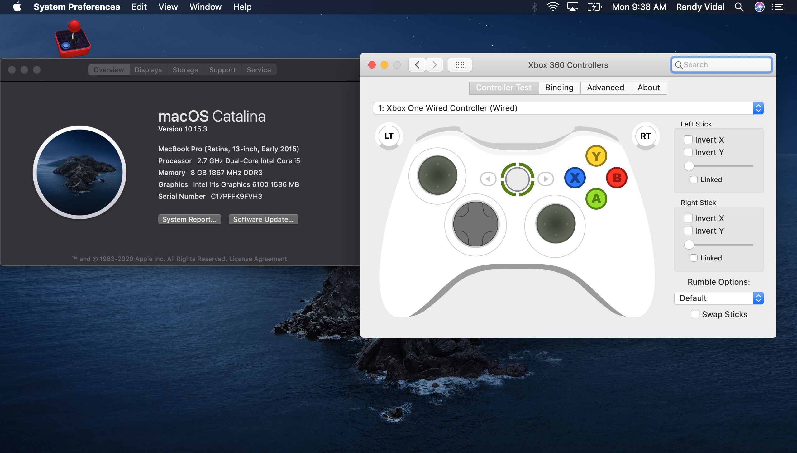 use an xbox one controller on mac for unity